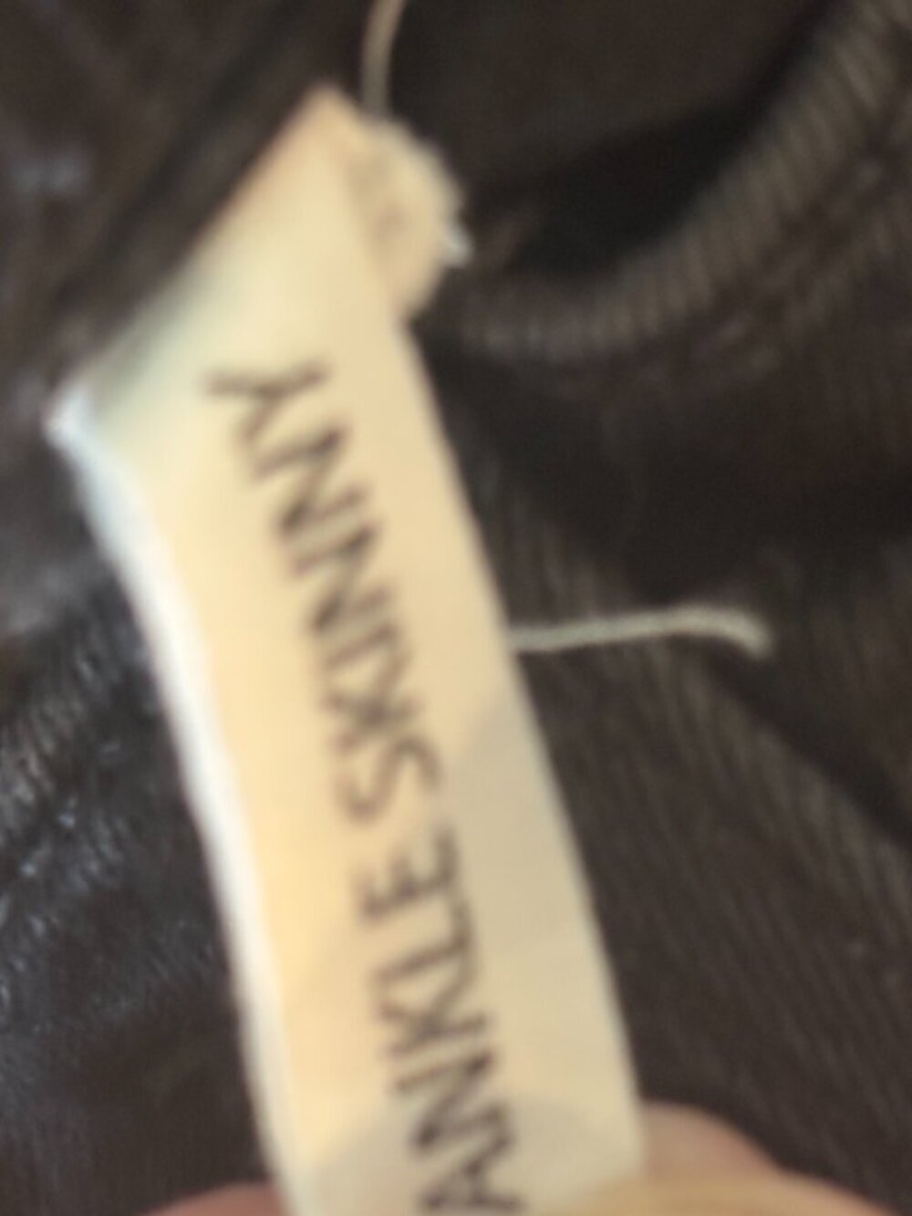 Rag and Bone Ankle Skinny Jeans Washed Black Raw Hem Size 29/8 Like New - Picture 5 of 7